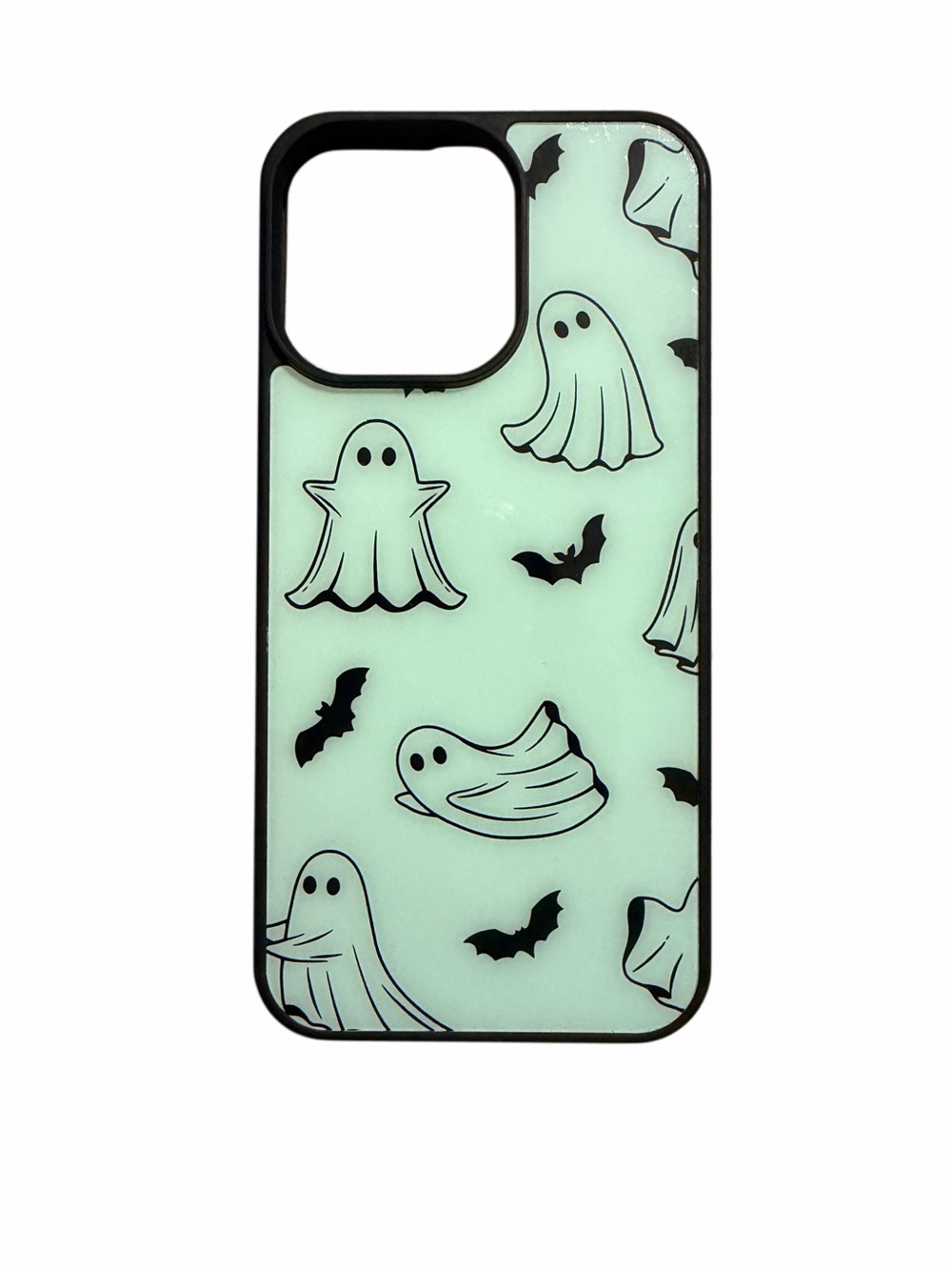 Glow Green Ghost Halloween Phone Case - Unbranded